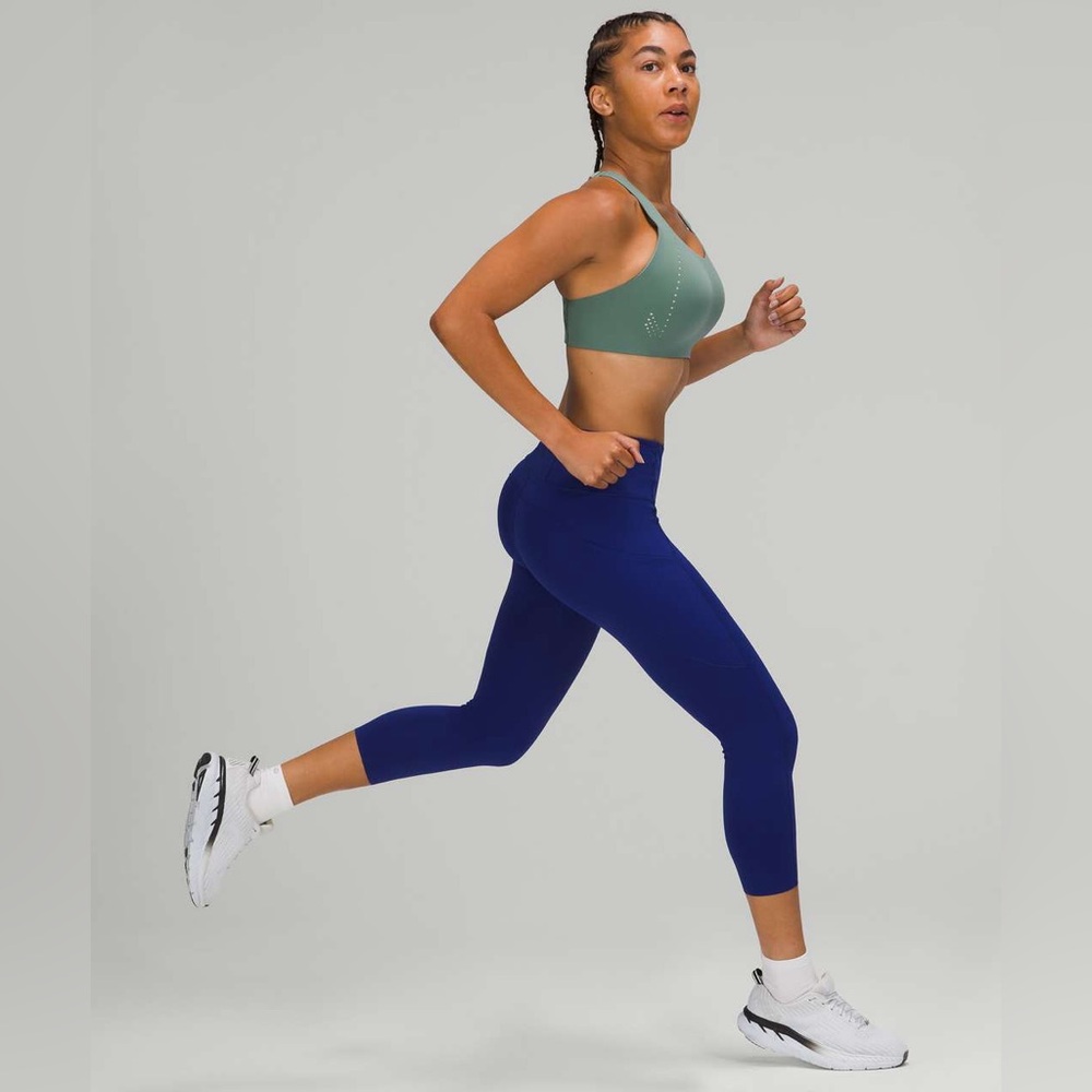 Lululemon AirSupport Bra High Support Tidewater Teal / Vapor 34C
